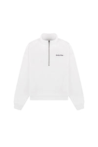 Sweatshirt Eden Crest à broderie - White