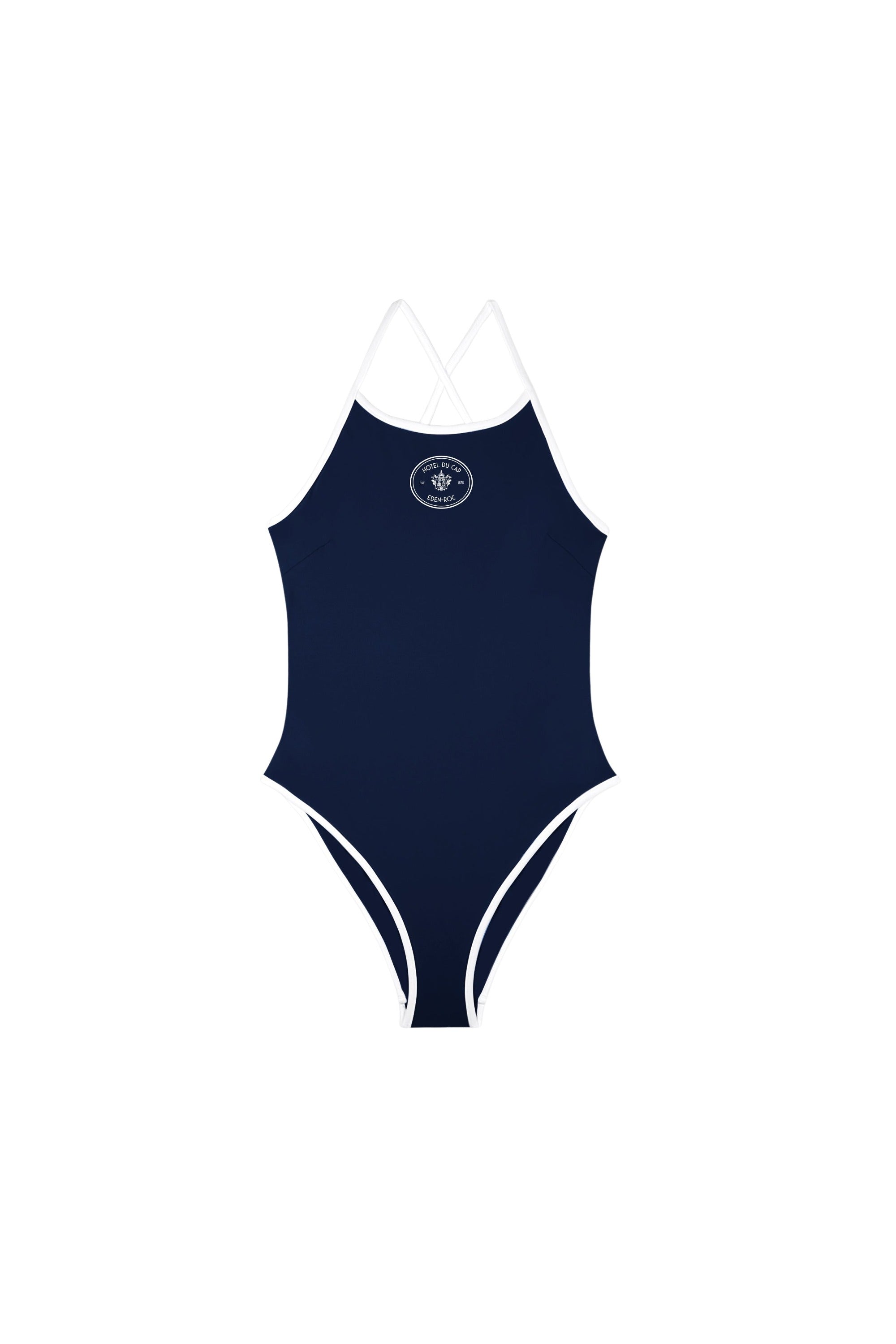 Eden Crest One Piece Swimsuit - Navy & White