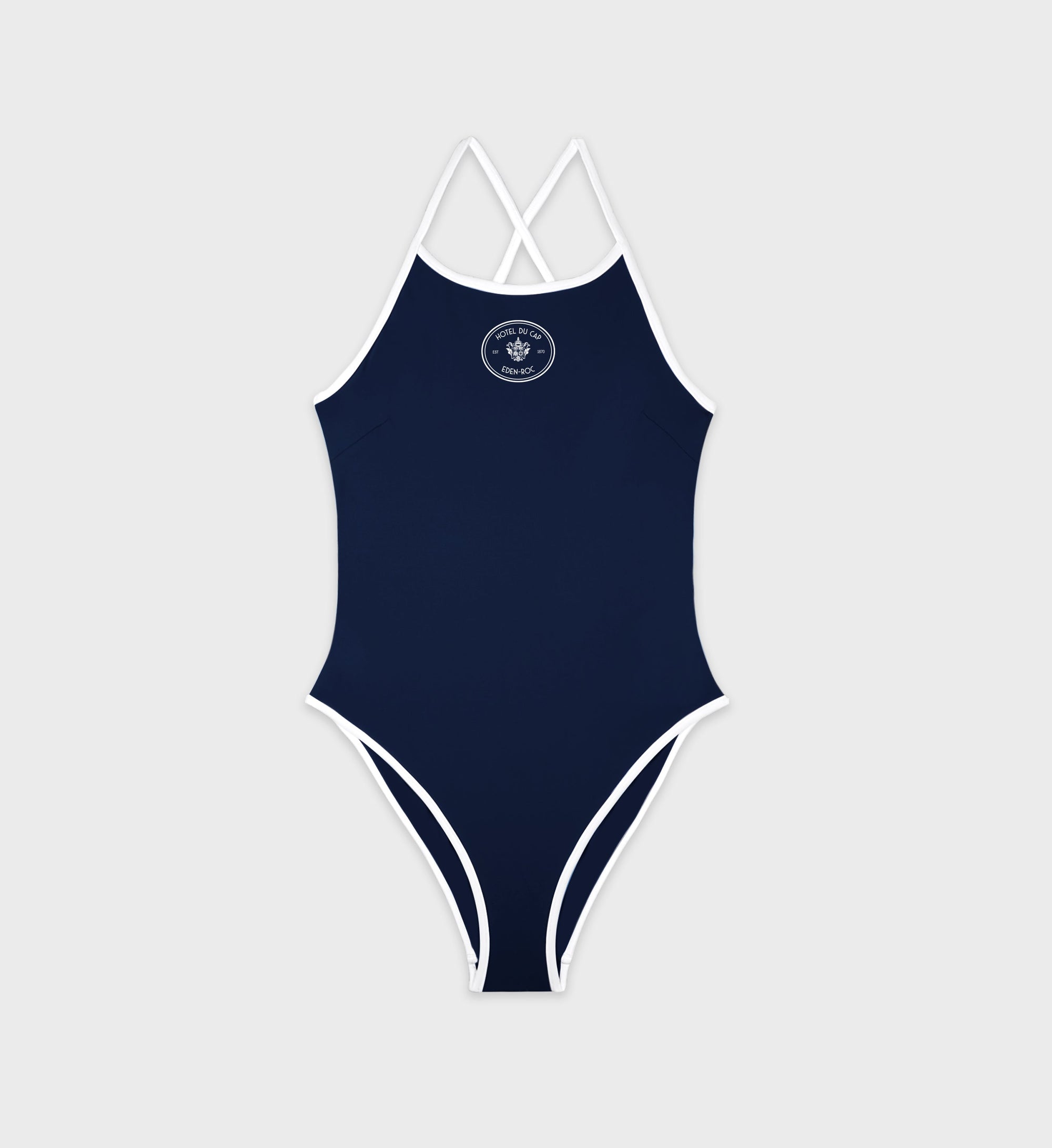 Eden Crest One Piece Swimsuit - Navy & White