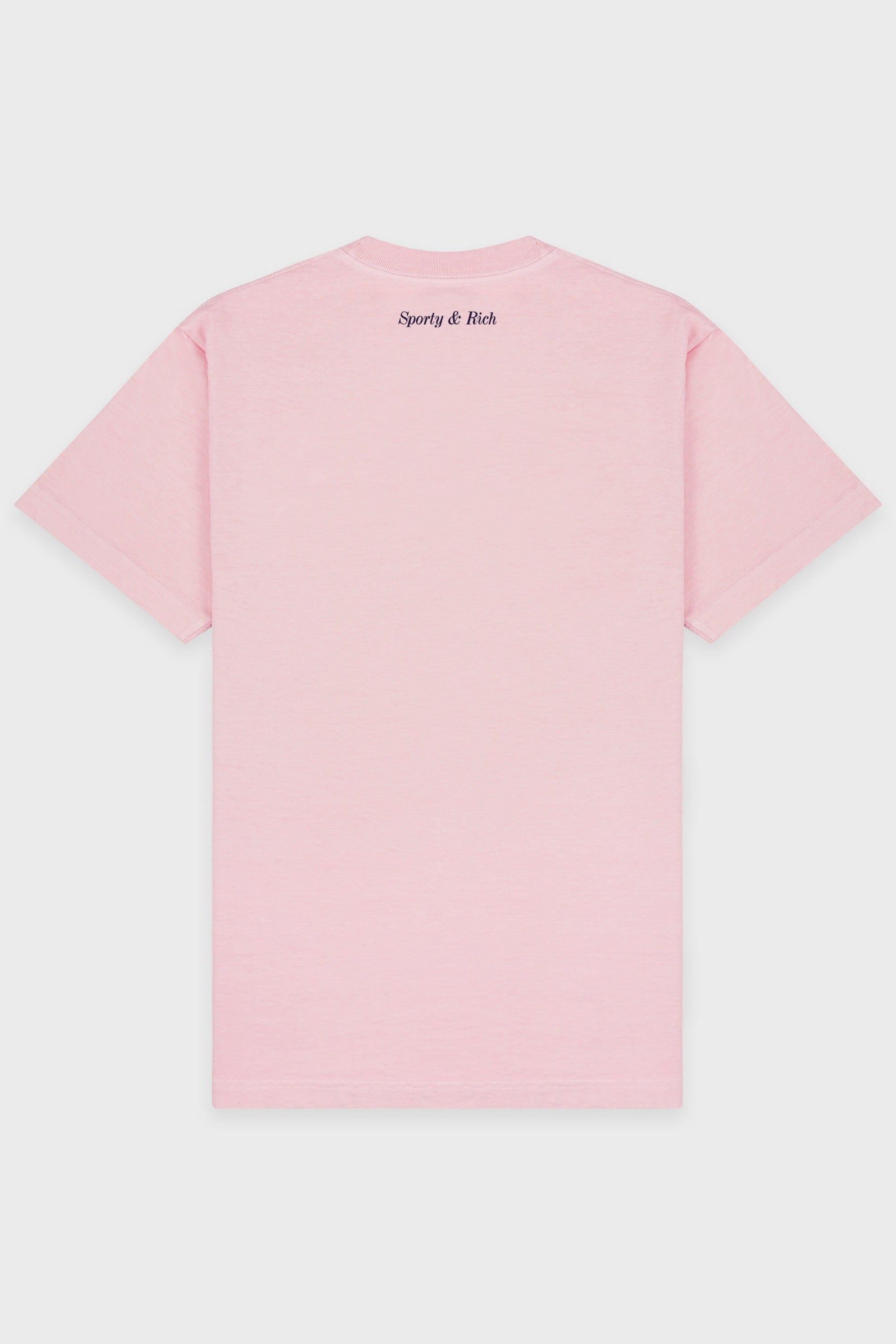 T-shirt Eden Crest avec écusson - Pink Dolphin