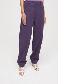 Pantalon de costume Edge - Aubergine
