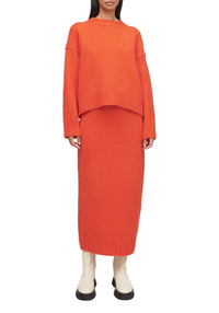 Edith midi skirt in wool - Carmen