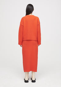 Edith midi skirt in wool - Carmen