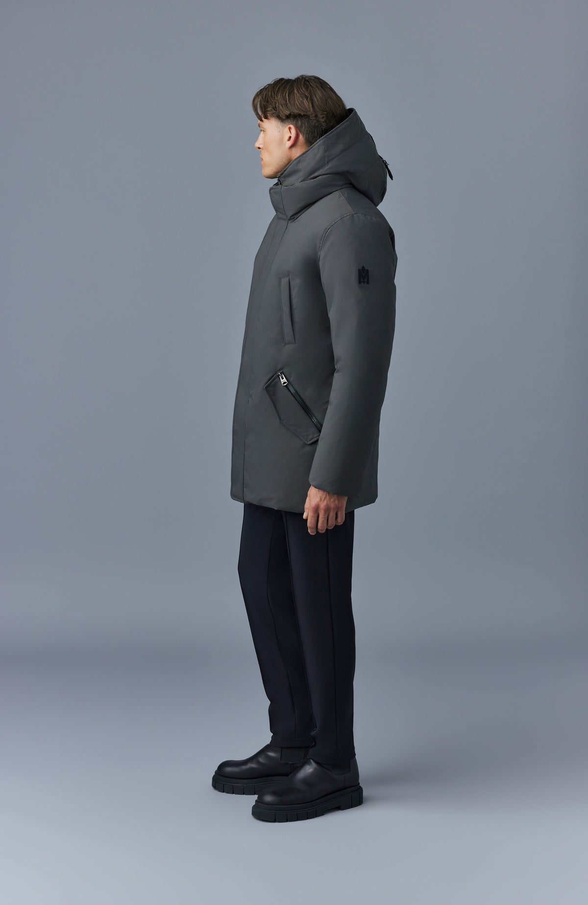 Carbon Men's Hooded Down Coat