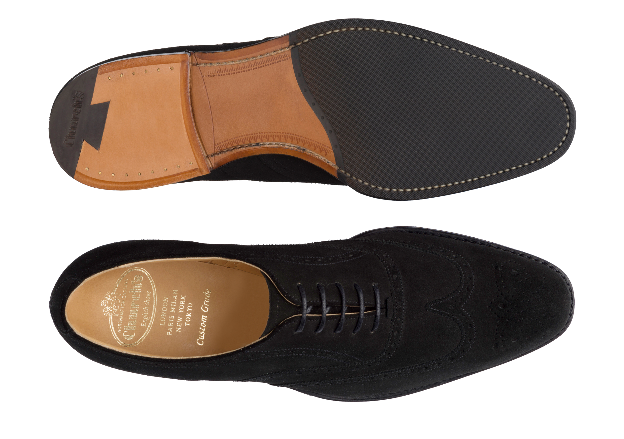 Richelieu Oxford Withworth - Superbuck Velvet Black