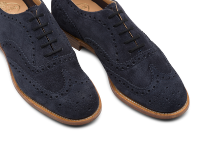 Richelieus Oxford Burwood - Bleu marine Castoro