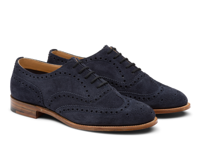 Richelieus Oxford Burwood - Bleu marine Castoro