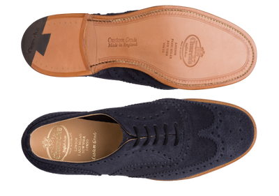 Richelieus Oxford Burwood - Bleu marine Castoro