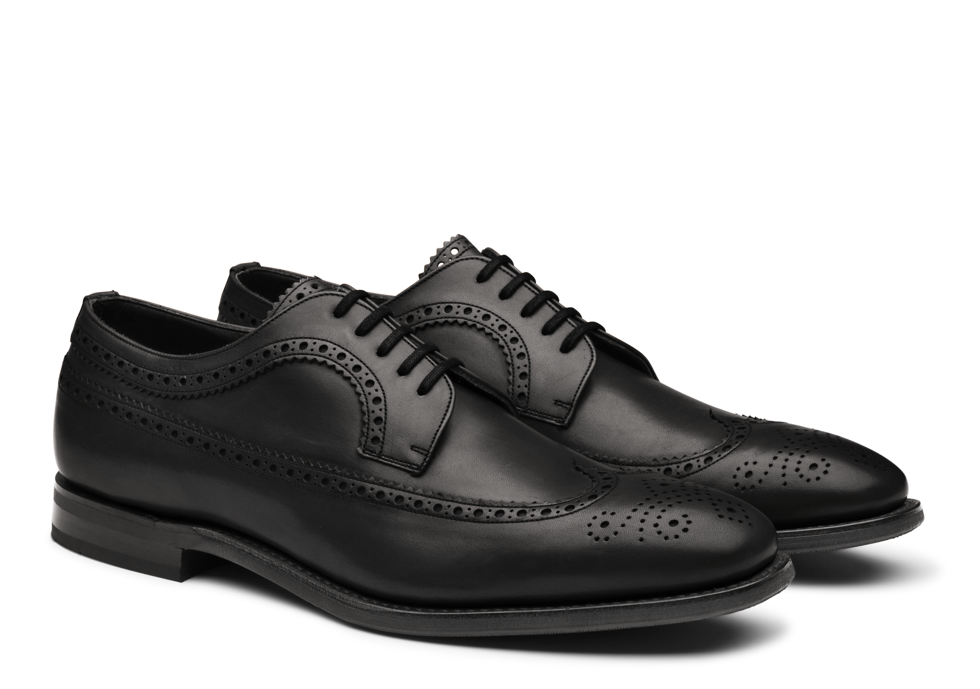 Derbies Oxford Portmore - Noir lisse Naturel