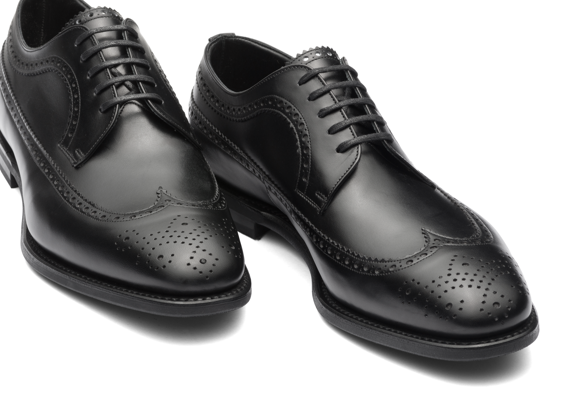 Portmore Oxford Derbies - Natural Black