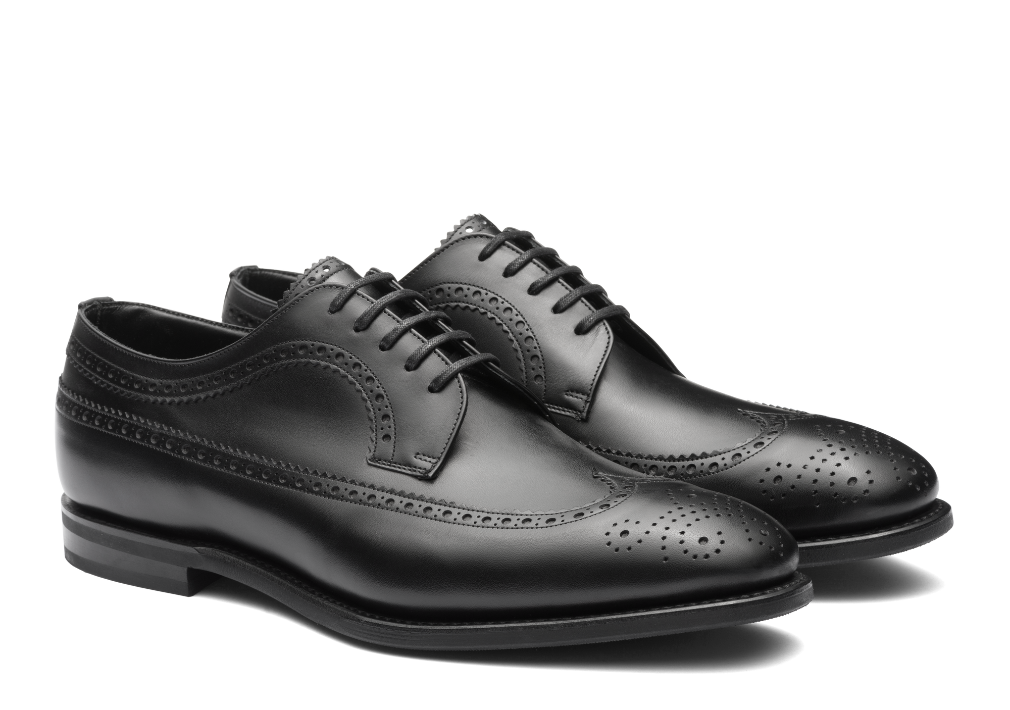 Portmore Oxford Derbies - Natural Black