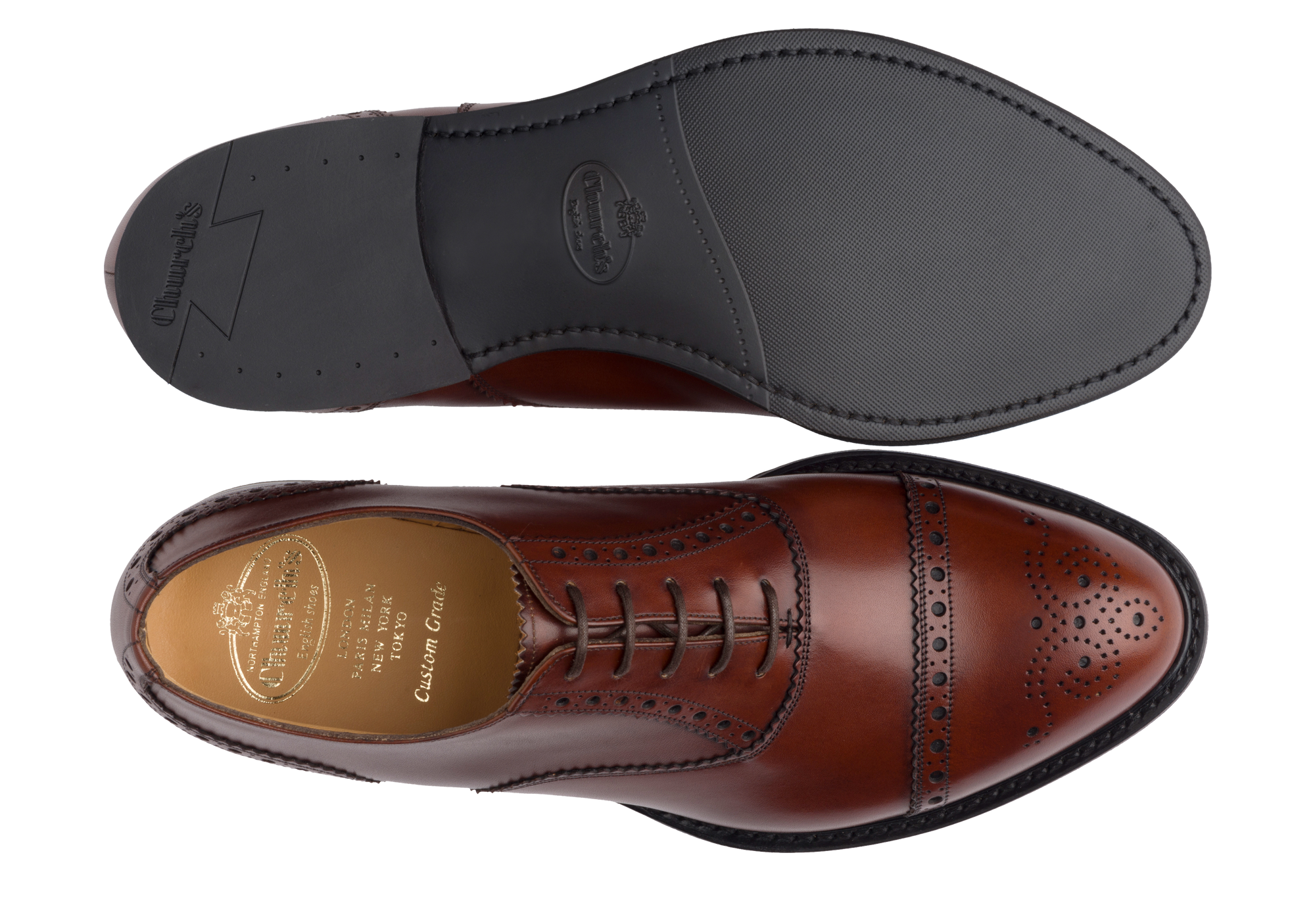 Oxford Waltham Richelieu - Cognac Natural