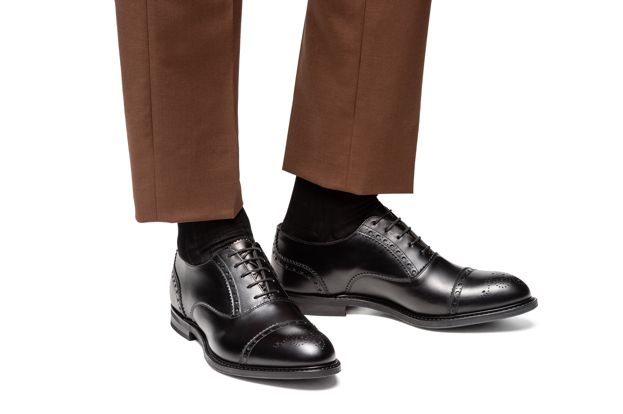 Oxford Waltham Richelieu - Natural Black