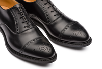 Oxford Waltham Richelieu - Natural Black