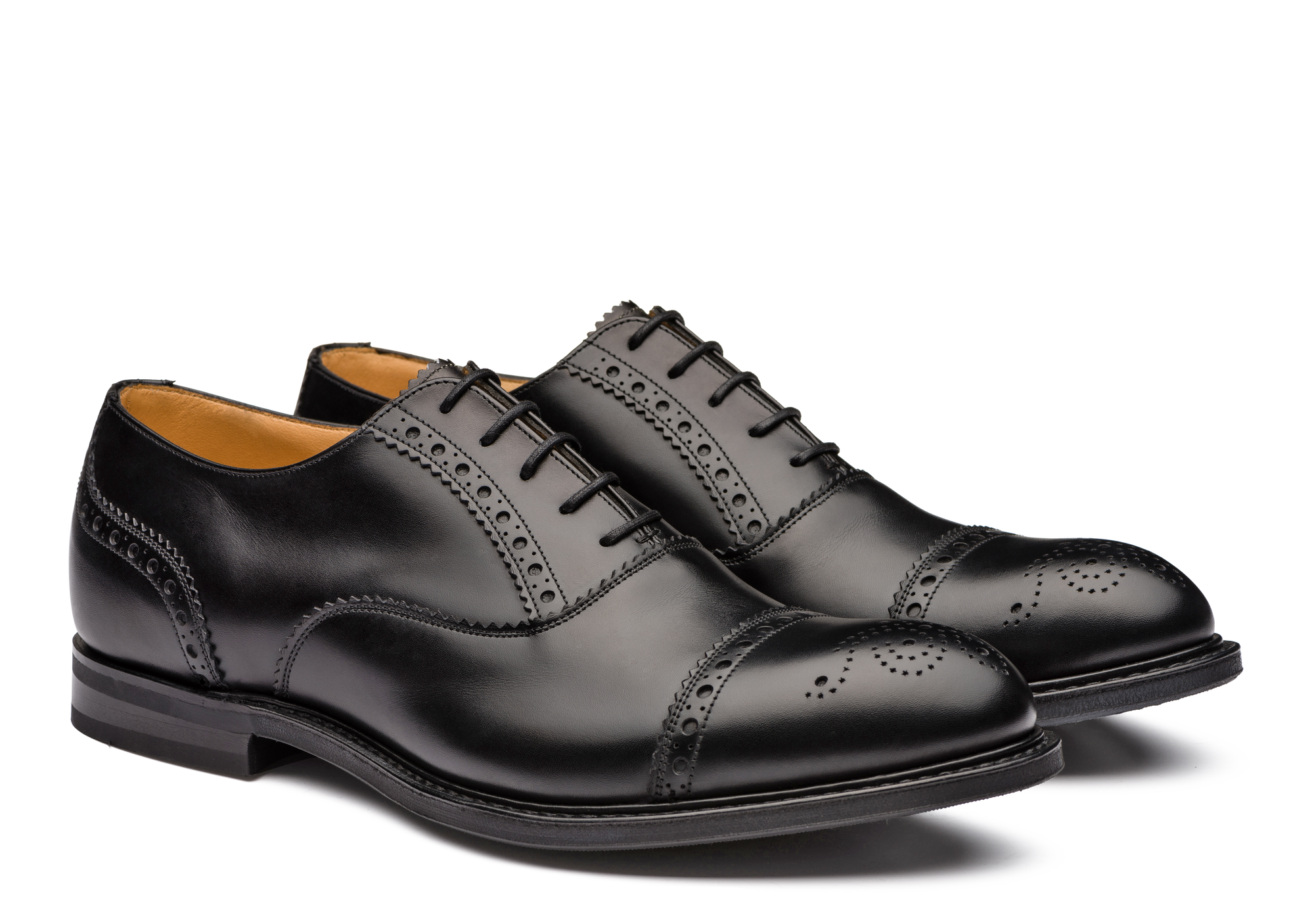 Oxford Waltham Richelieu - Natural Black