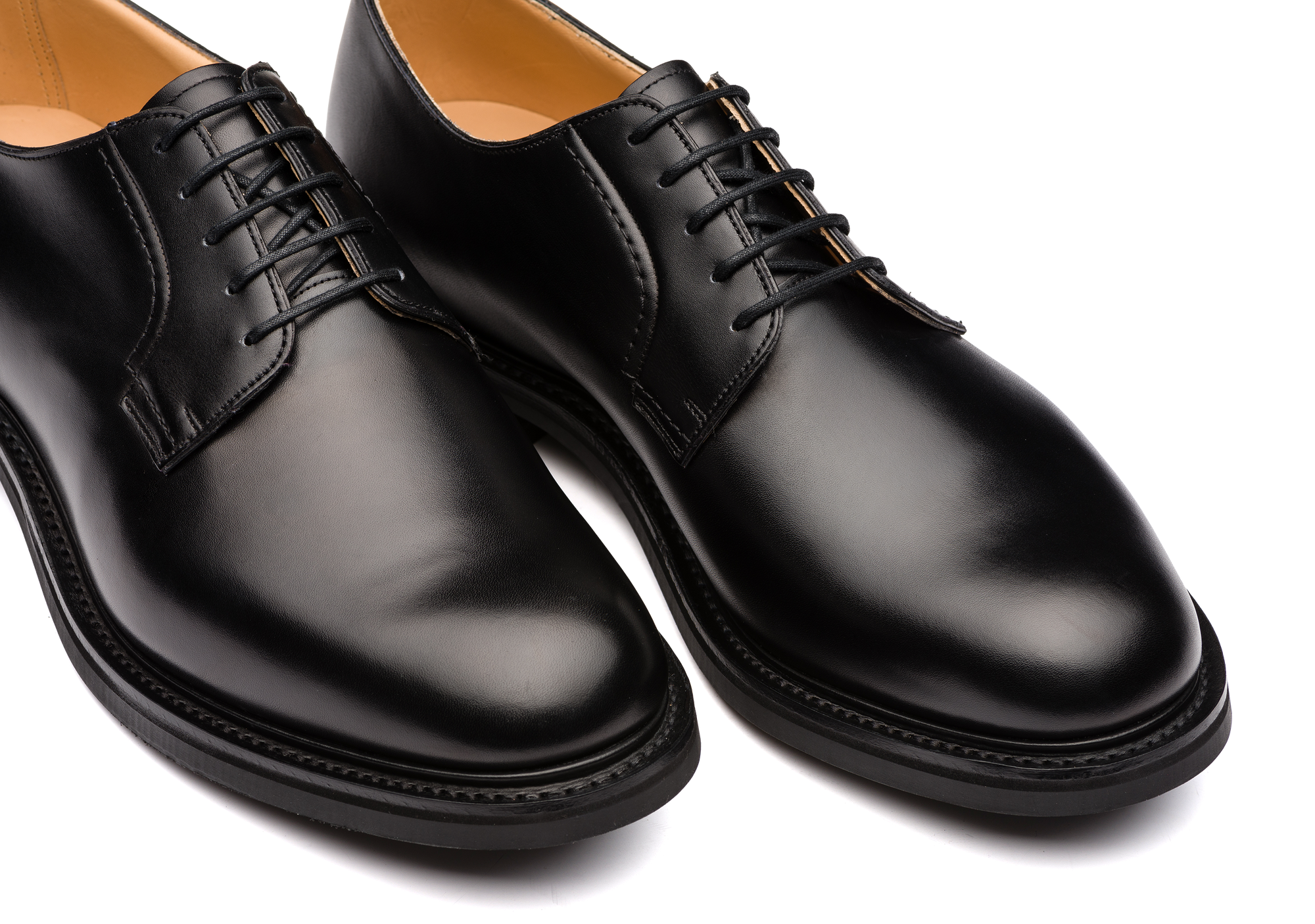 Woodbridge Derbies - Natural Black