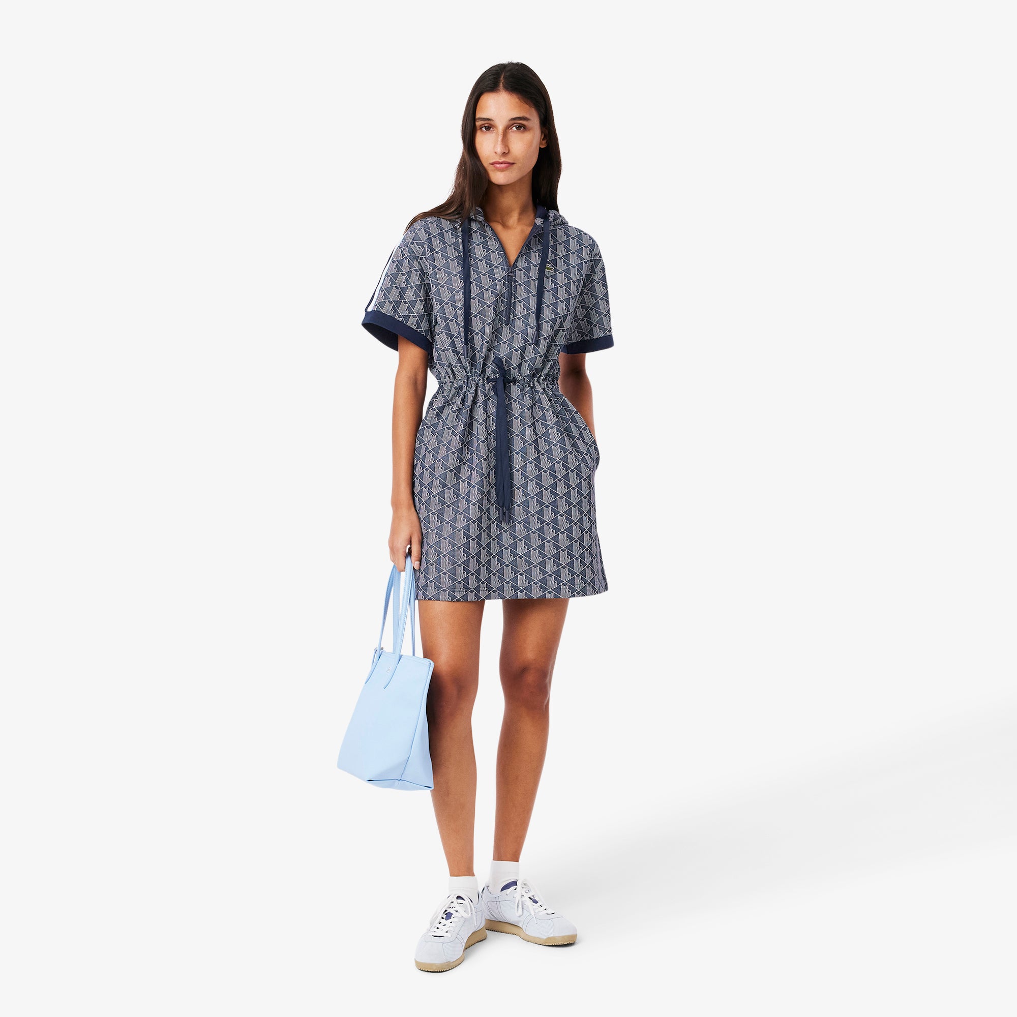 Robe - Marine & Blanc