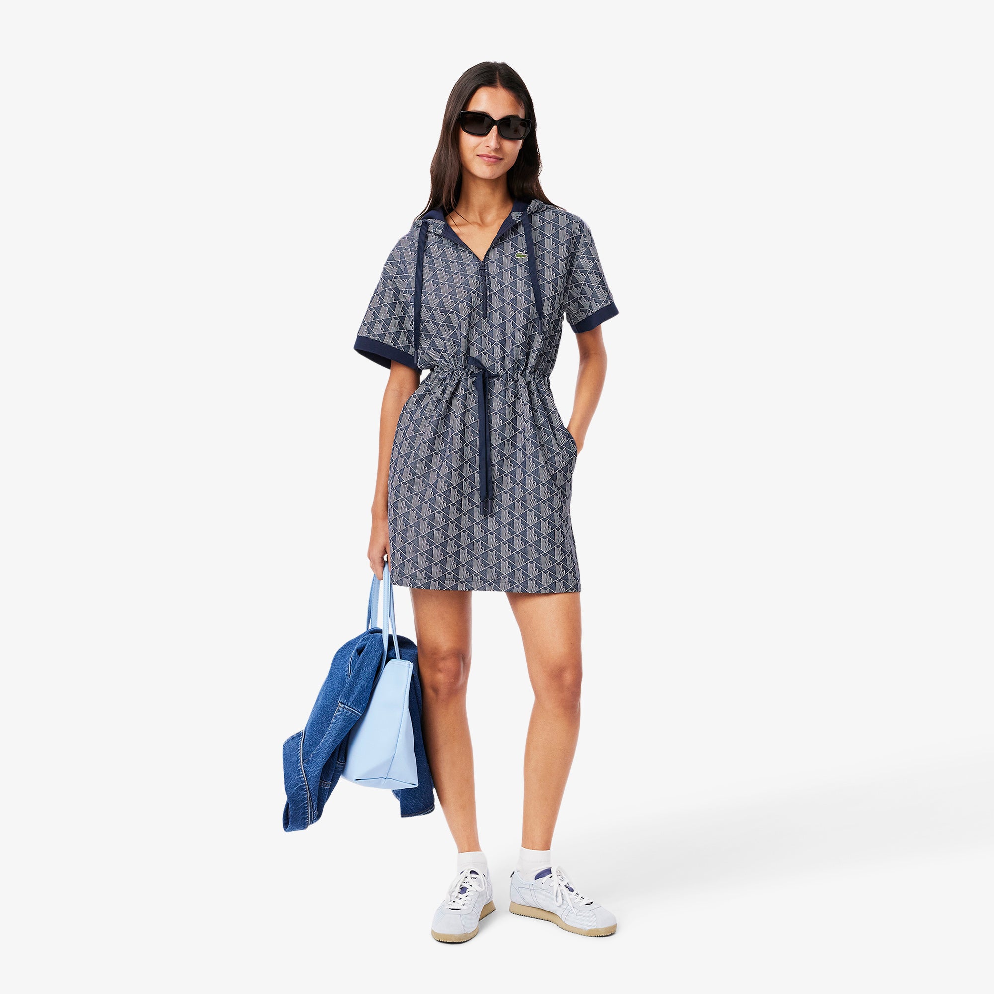Robe - Marine & Blanc