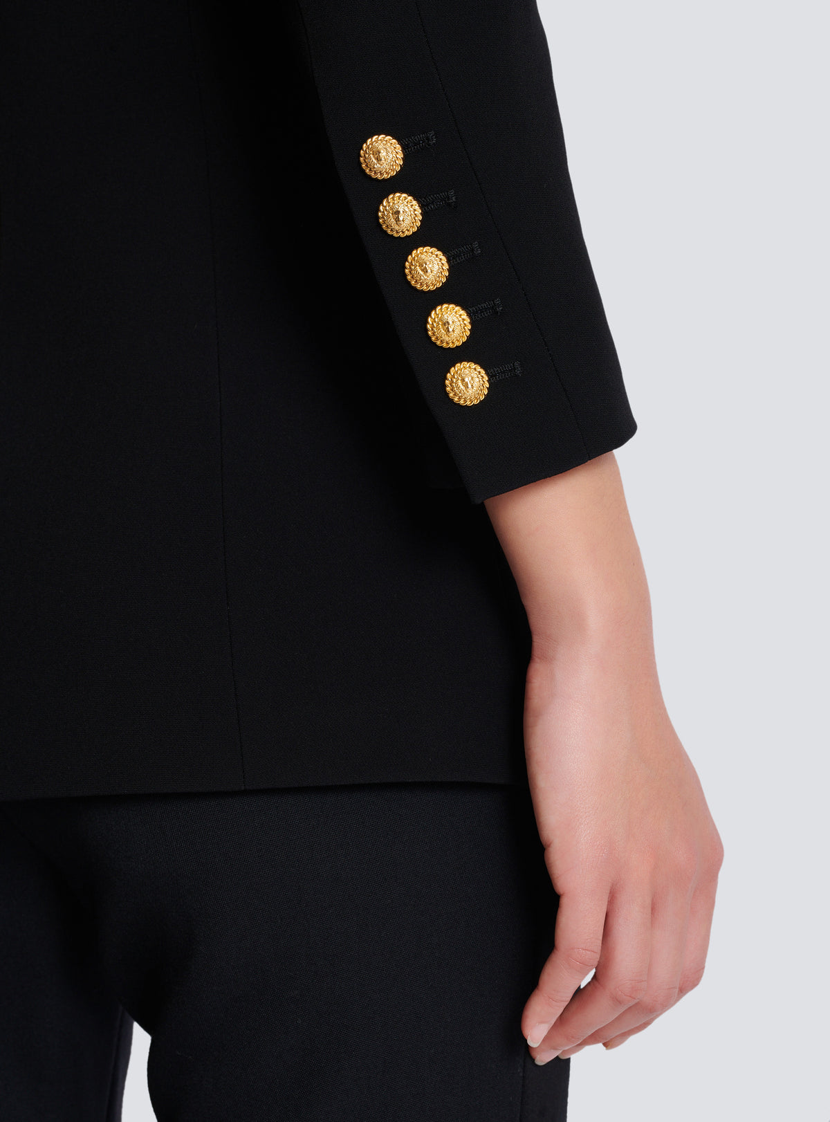 Veste asymétrique à épaule structurée - Noir