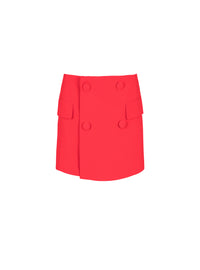 Crepe shorts - Dark Red
