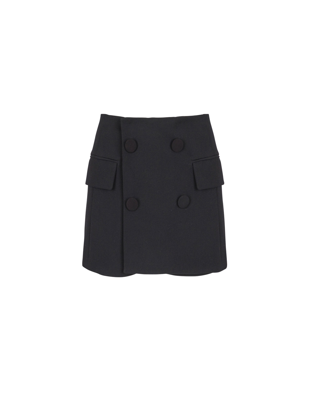 Wool shorts - Black