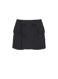 Short en gabardine - Noir
