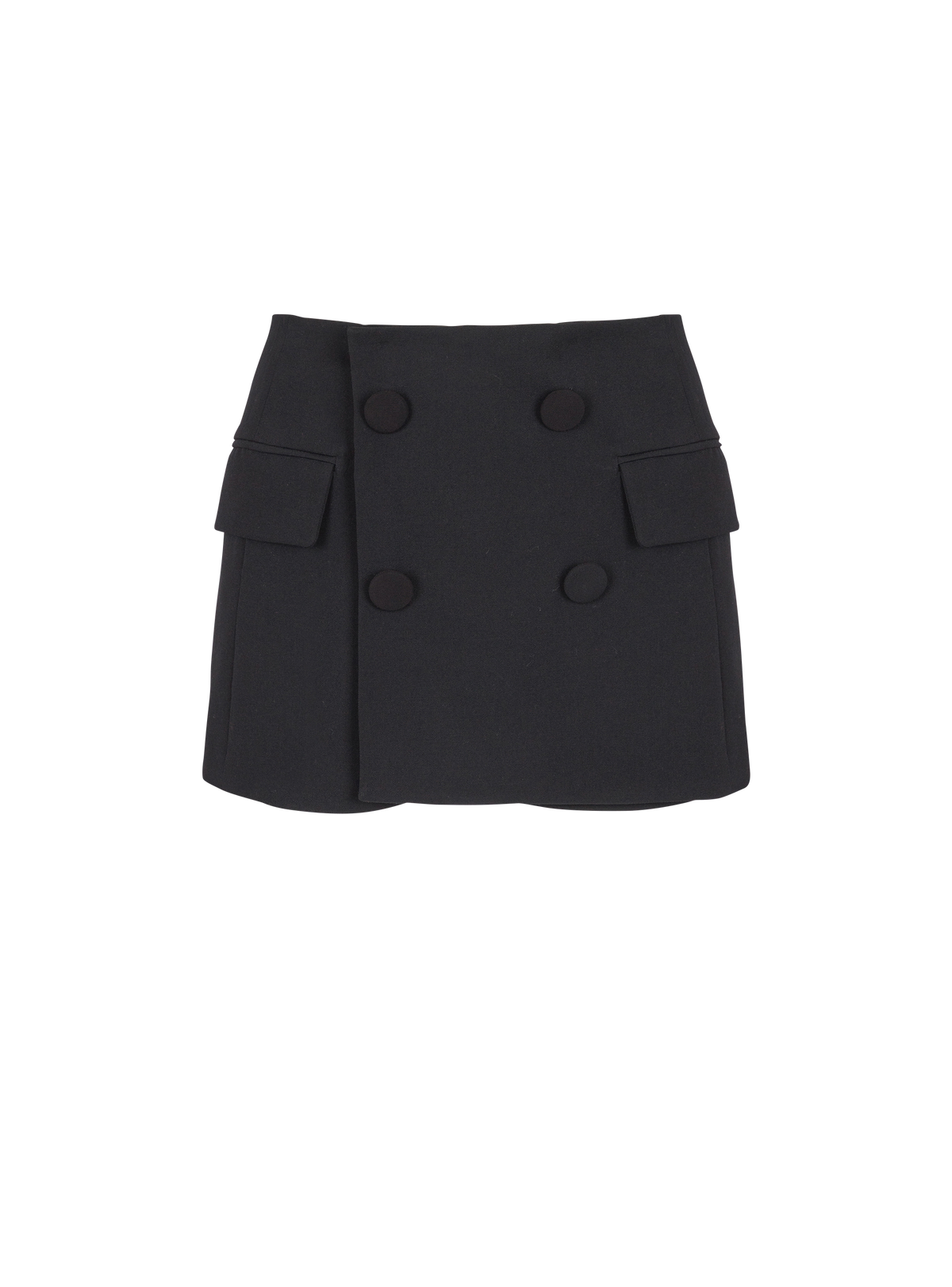 Short en gabardine - Noir