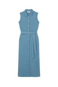 Robe polo en petit piqué - Rouge