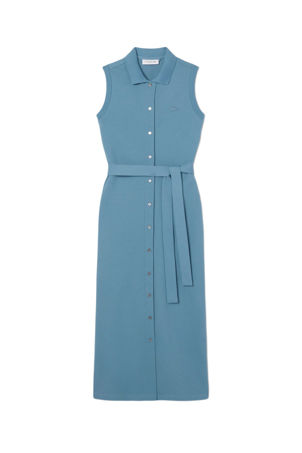 Robe polo en petit piqué - Rouge