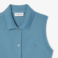 Long Stretch Petit Piqué Polo Dress