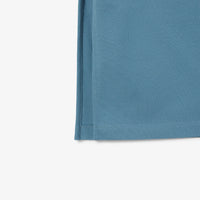 Long polo dress in piqué - Limestone