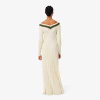 Robe pull longue en laine - Laponie & Multicolor