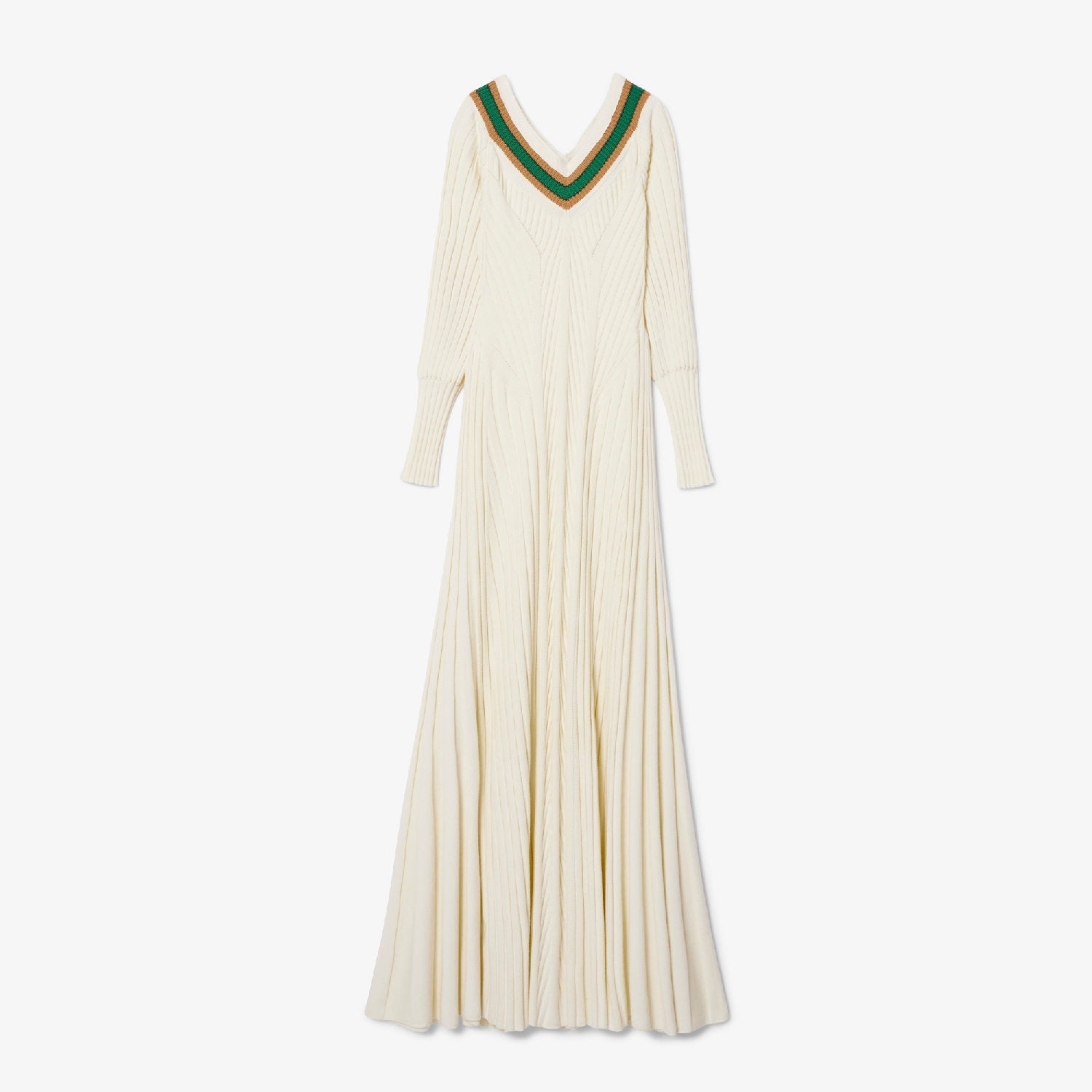 Robe pull longue en laine - Laponie & Multicolor