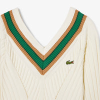 ZDOUBLON_Robe pull longue en laine - Laponie & Multicolor