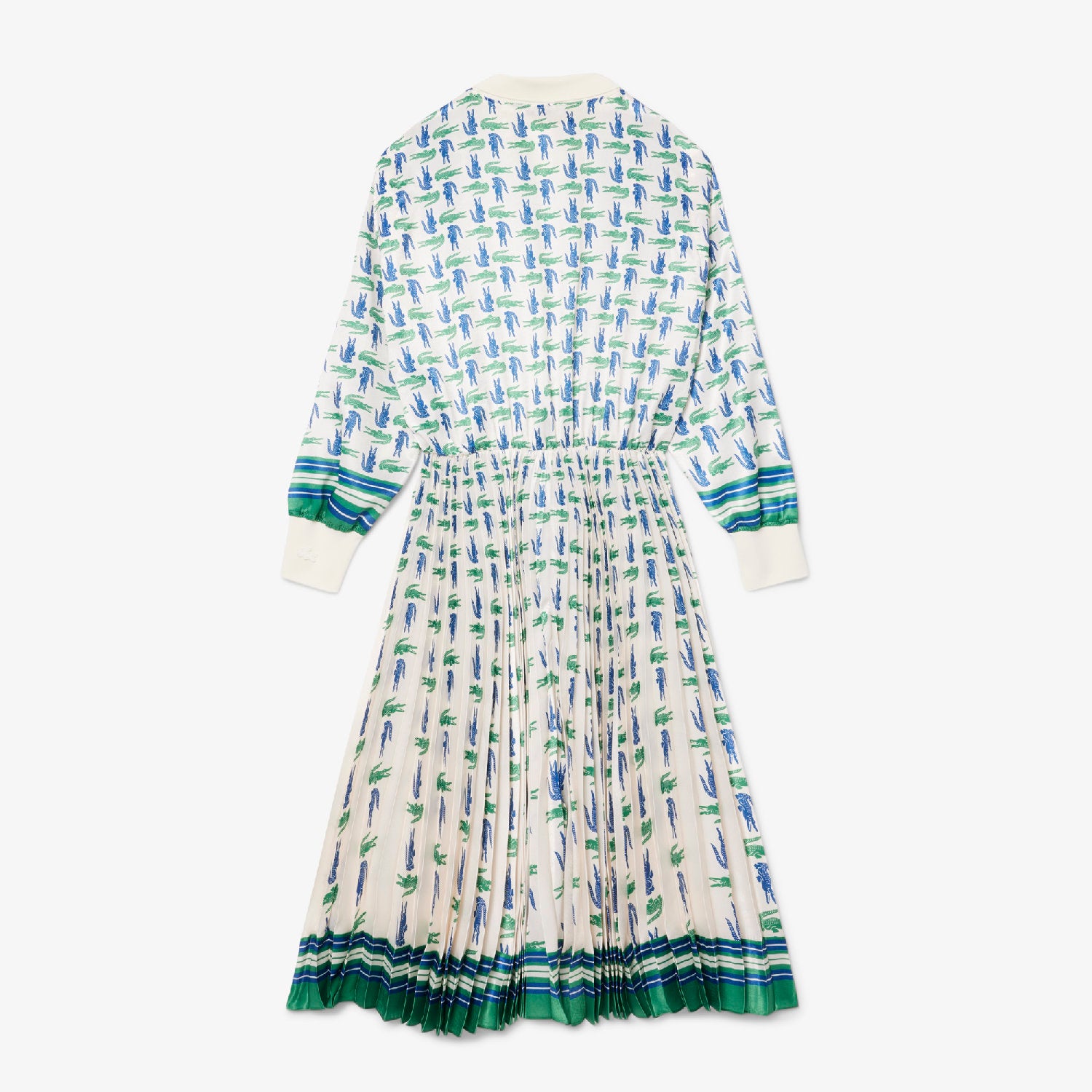 Robe plissée en satin - Cristalline Fluorine