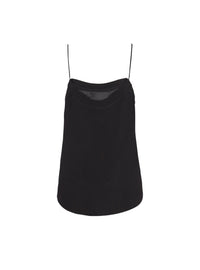 Satin tank top - Noir
