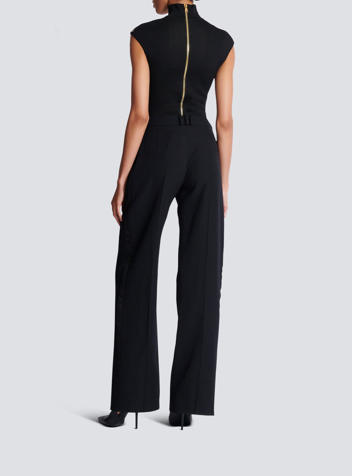Knit bodysuit - Nude & Noir