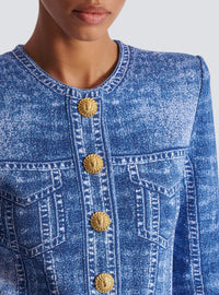 Knit cardigan - Jean Blue