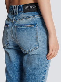 Jean flare en denim - Bleu Jean