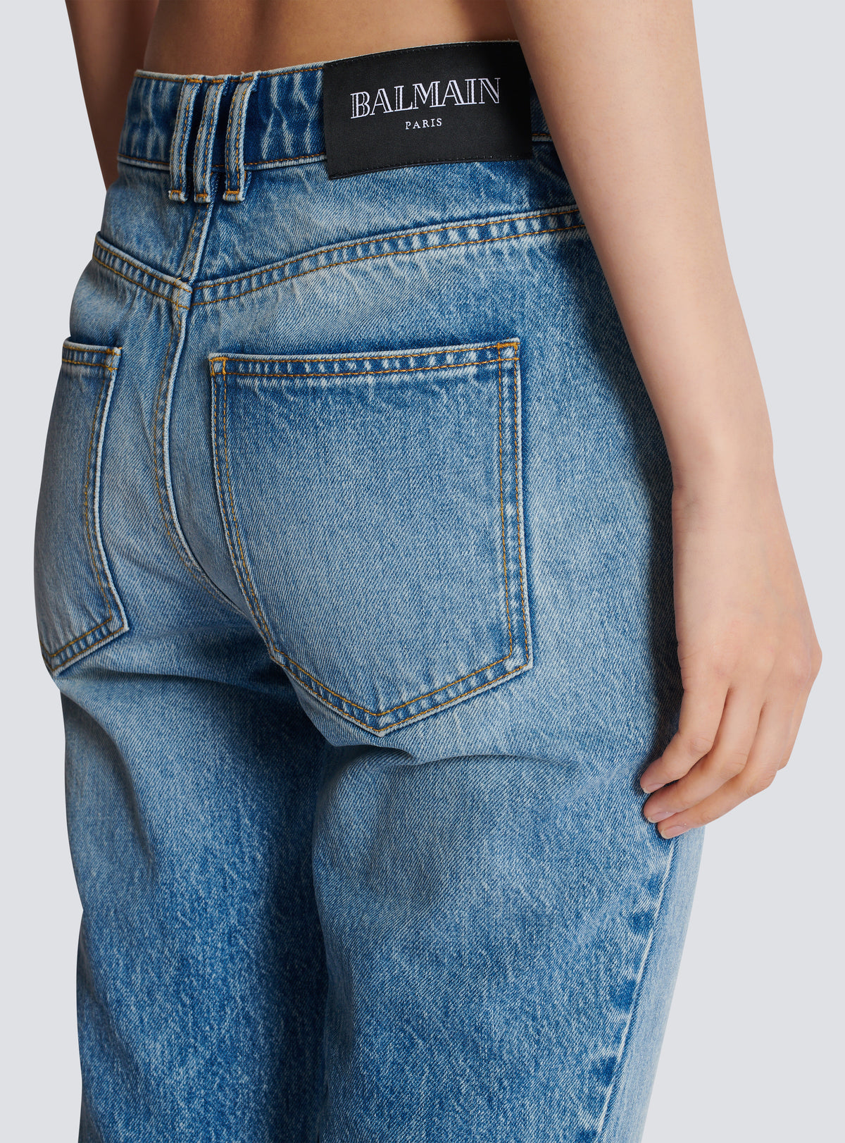 Jean flare en denim - Bleu Jean