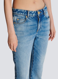 Jean flare en denim - Bleu Jean