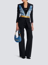 Pantalon de tailleur en laine - Noir
