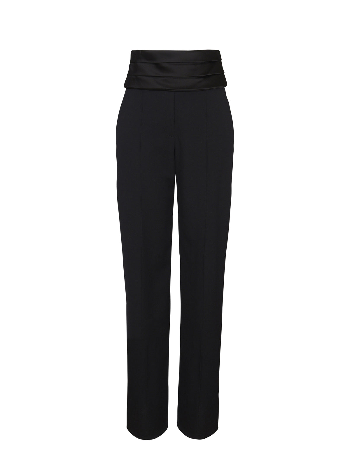 Pantalon sur mesure en laine - Noir
