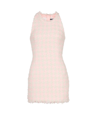 Robe courte en tweed - Rose & Beige