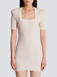 Robe en maille pb labyrinthe - Nude & Nude Brillant