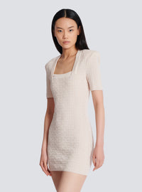 Robe en maille pb labyrinthe - Nude & Nude Brillant