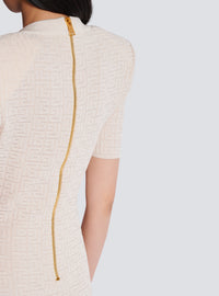 Robe en maille pb labyrinthe - Nude & Nude Brillant