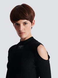 Robe en maille - Noir