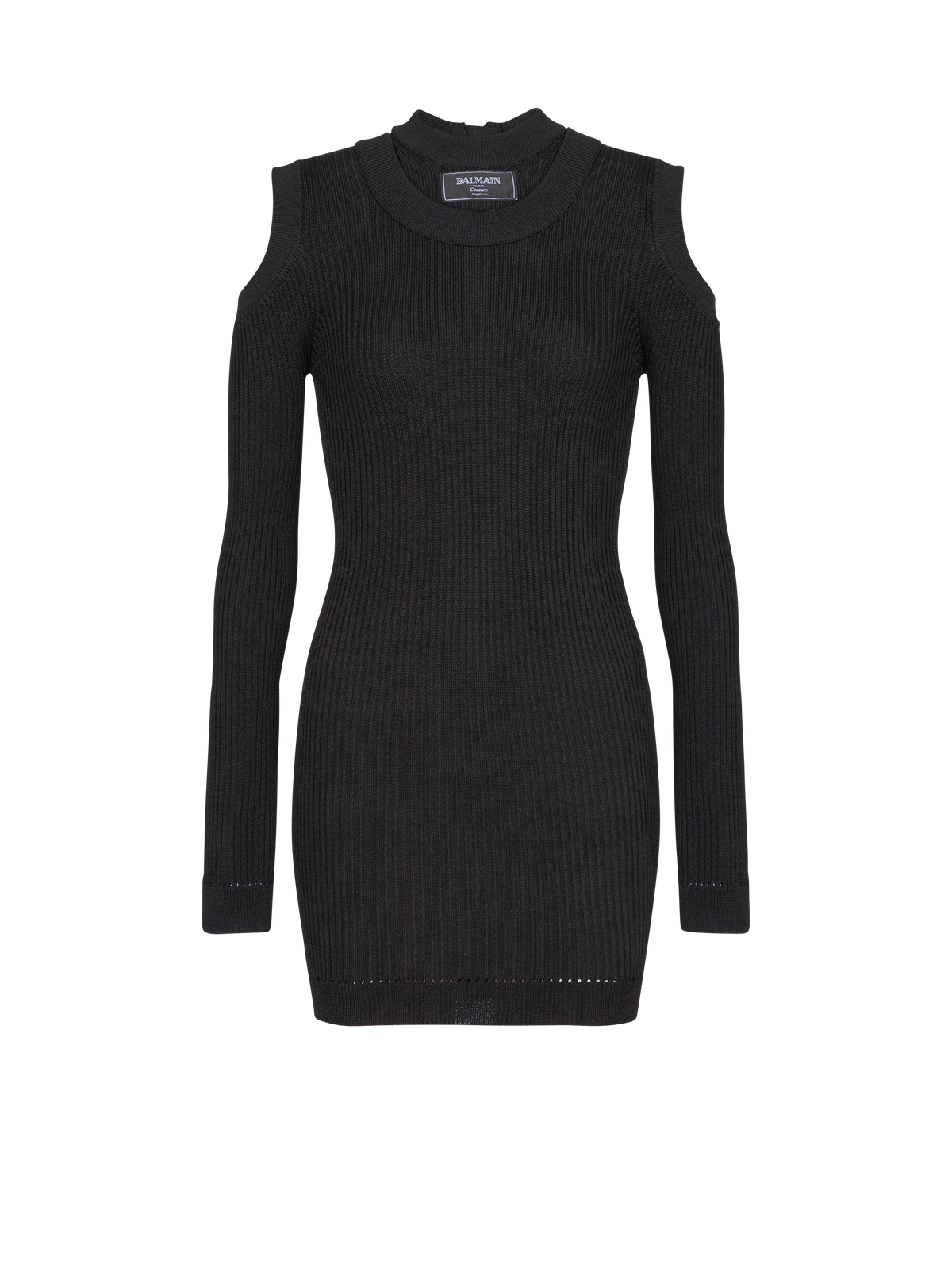 Robe en maille - Noir