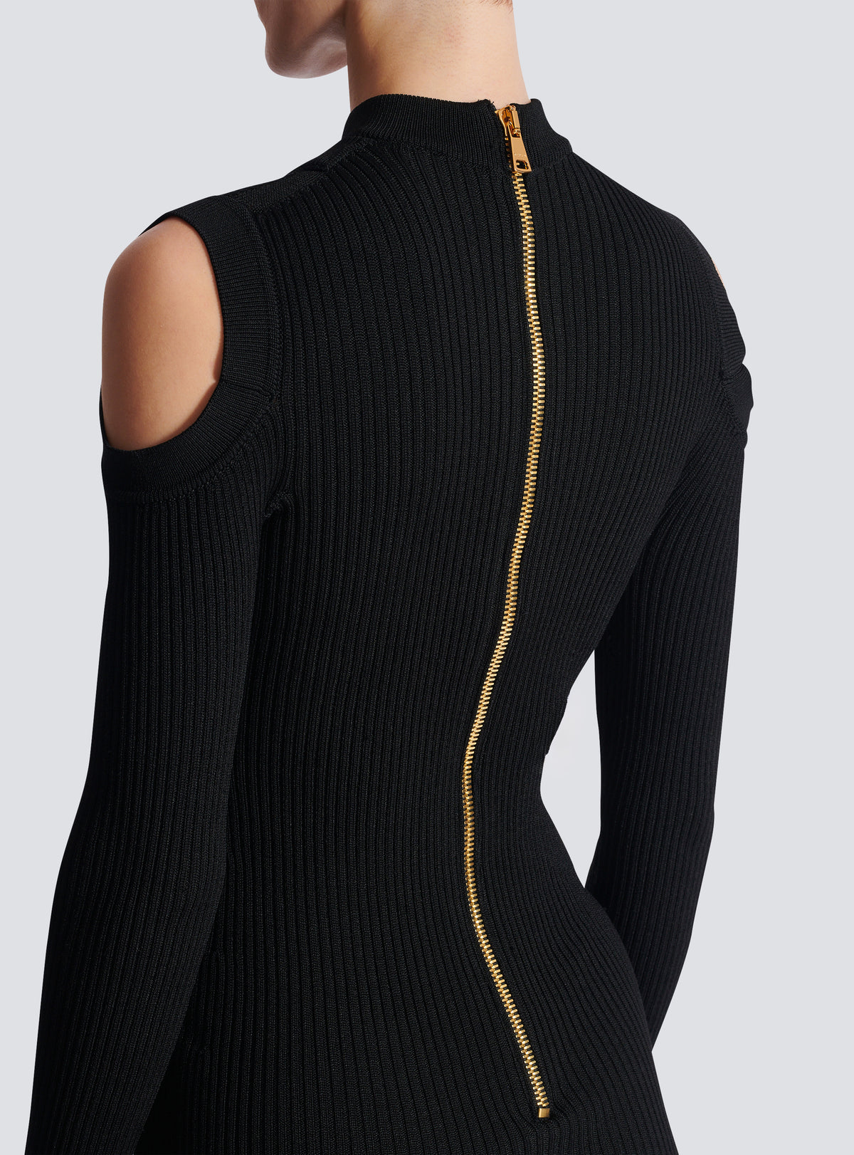 Robe en maille - Noir